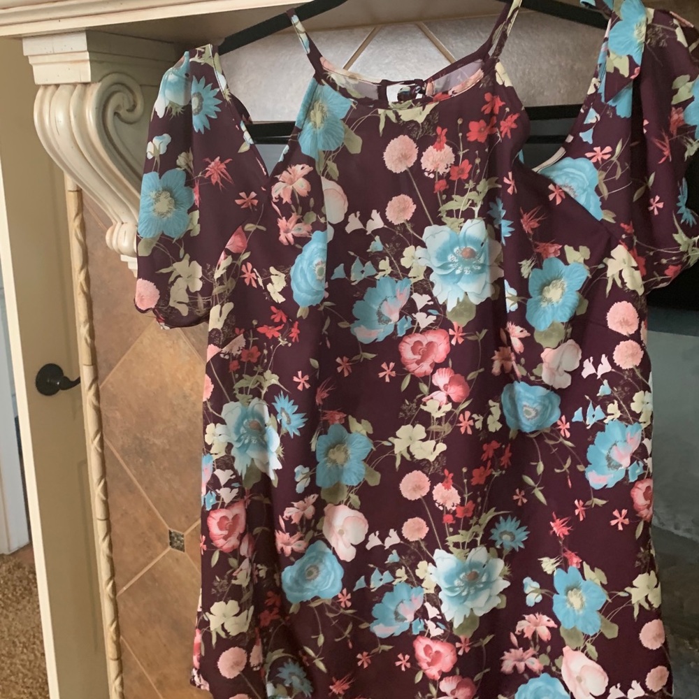 Cold shoulder blouse